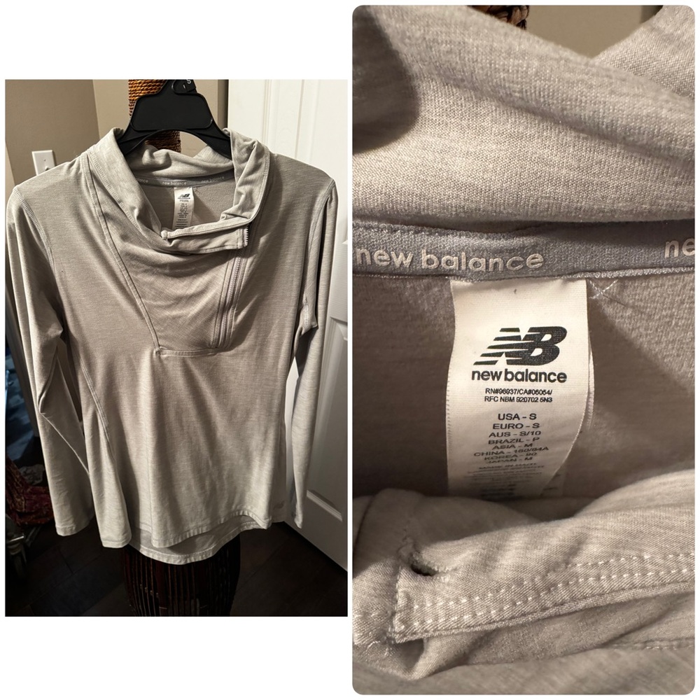 New Balance Gray Long Sleeve jacket